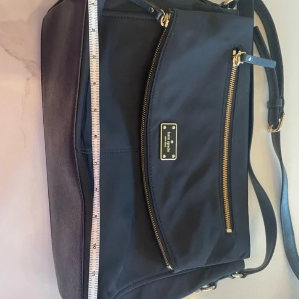 Kate Spade Blake Avenue Lyndon Messenger Bag Black EUC - Picture 13 of 16